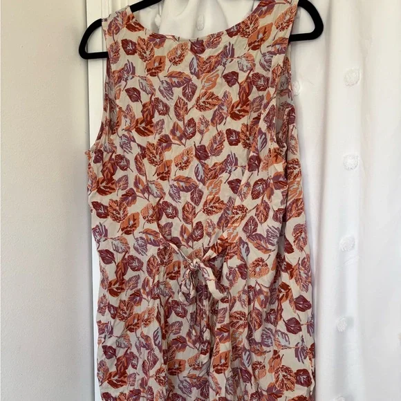 Modcloth Leaf Print Blouse - Picture 7 of 10